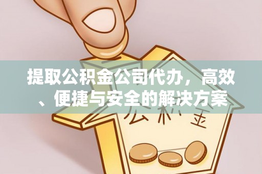 龙马潭提取公积金公司代办，高效、便捷与安全的解决方案