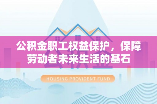 龙马潭公积金职工权益保护，保障劳动者未来生活的基石