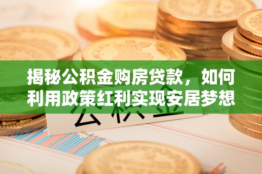 龙马潭揭秘公积金购房贷款，如何利用政策红利实现安居梦想