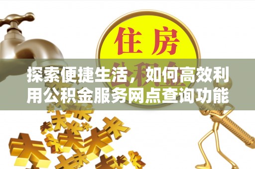 龙马潭探索便捷生活，如何高效利用公积金服务网点查询功能