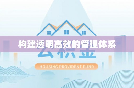 龙马潭构建透明高效的管理体系