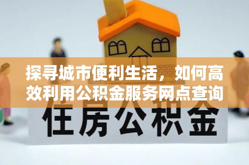 龙马潭探寻城市便利生活，如何高效利用公积金服务网点查询提升办事效率