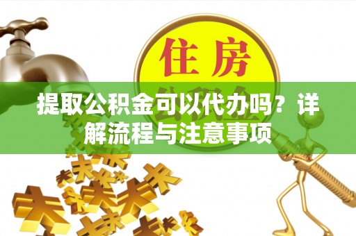 龙马潭提取公积金可以代办吗？详解流程与注意事项