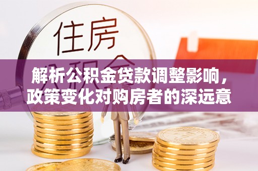 龙马潭解析公积金贷款调整影响，政策变化对购房者的深远意义