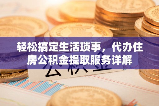 龙马潭轻松搞定生活琐事，代办住房公积金提取服务详解