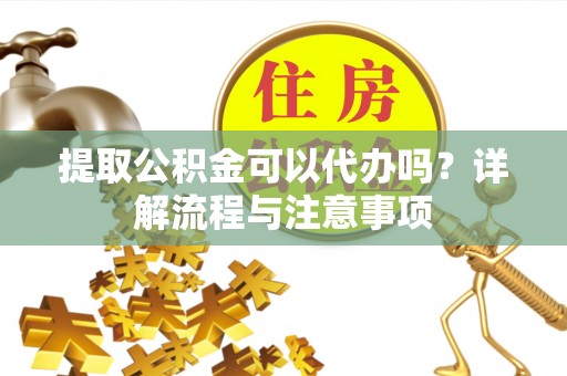 龙马潭提取公积金可以代办吗？详解流程与注意事项