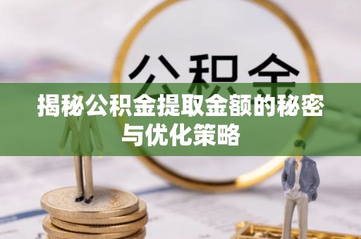 龙马潭揭秘公积金提取金额的秘密与优化策略