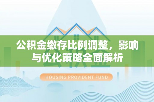 龙马潭公积金缴存比例调整，影响与优化策略全面解析