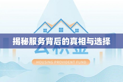 龙马潭揭秘服务背后的真相与选择