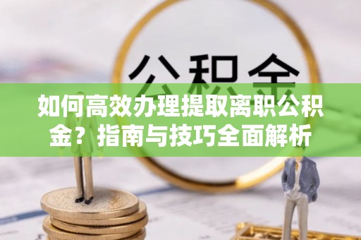 龙马潭如何高效办理提取离职公积金？指南与技巧全面解析