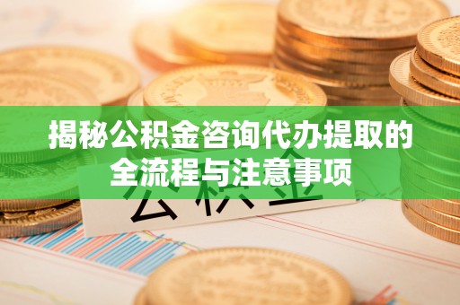 龙马潭揭秘公积金咨询代办提取的全流程与注意事项