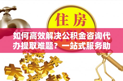 龙马潭如何高效解决公积金咨询代办提取难题？一站式服务助您轻松搞定