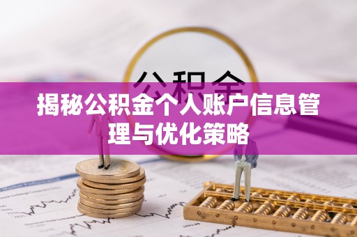 龙马潭揭秘公积金个人账户信息管理与优化策略