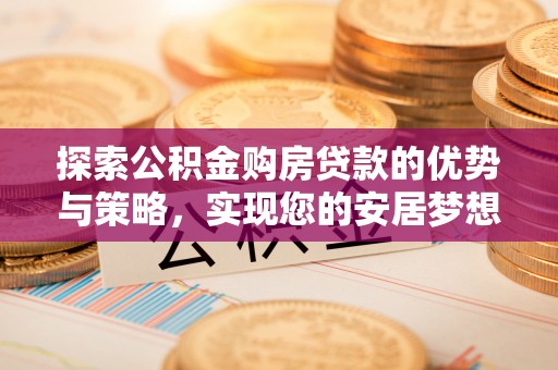龙马潭探索公积金购房贷款的优势与策略，实现您的安居梦想