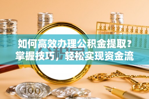 龙马潭如何高效办理公积金提取？掌握技巧，轻松实现资金流动