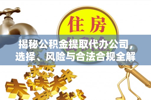 龙马潭揭秘公积金提取代办公司，选择、风险与合法合规全解析