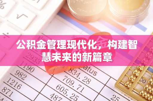 龙马潭公积金管理现代化，构建智慧未来的新篇章