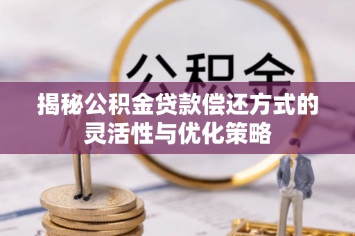 龙马潭揭秘公积金贷款偿还方式的灵活性与优化策略