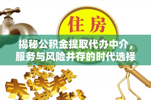 龙马潭揭秘公积金提取代办中介，服务与风险并存的时代选择
