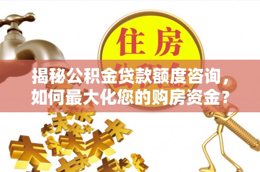 龙马潭揭秘公积金贷款额度咨询，如何最大化您的购房资金？