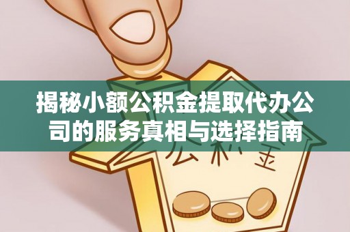 龙马潭揭秘小额公积金提取代办公司的服务真相与选择指南