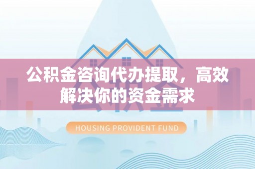 龙马潭公积金咨询代办提取，高效解决你的资金需求