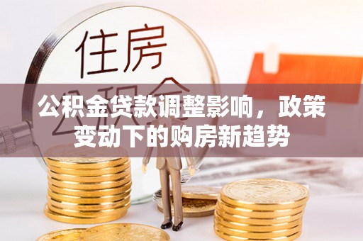 龙马潭公积金贷款调整影响，政策变动下的购房新趋势
