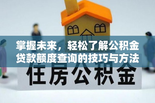 龙马潭掌握未来，轻松了解公积金贷款额度查询的技巧与方法