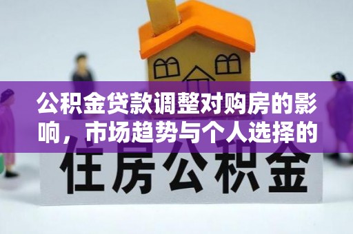 龙马潭公积金贷款调整对购房的影响，市场趋势与个人选择的深度解析