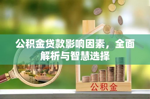 龙马潭公积金贷款影响因素，全面解析与智慧选择