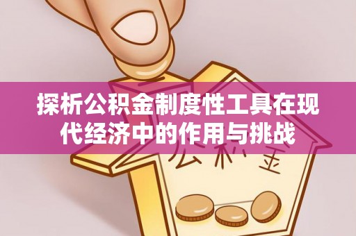 龙马潭探析公积金制度性工具在现代经济中的作用与挑战