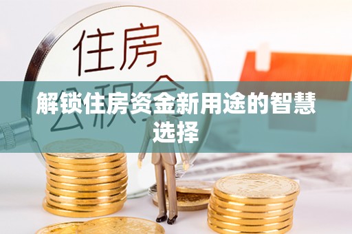 龙马潭解锁住房资金新用途的智慧选择