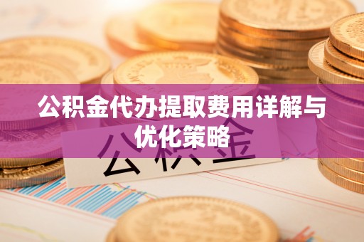 龙马潭公积金代办提取费用详解与优化策略