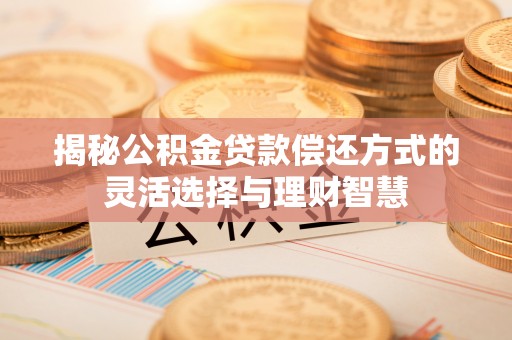龙马潭揭秘公积金贷款偿还方式的灵活选择与理财智慧