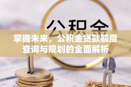 龙马潭掌握未来，公积金贷款额度查询与规划的全面解析