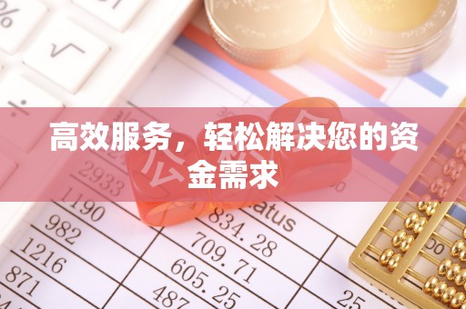 龙马潭高效服务，轻松解决您的资金需求