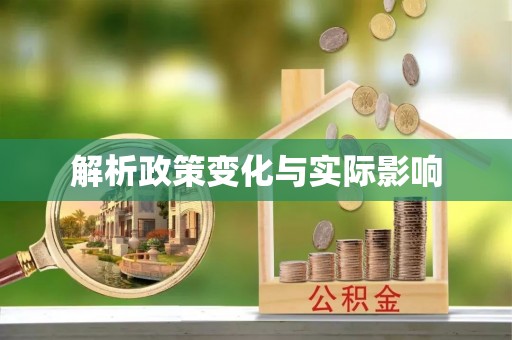 龙马潭解析政策变化与实际影响