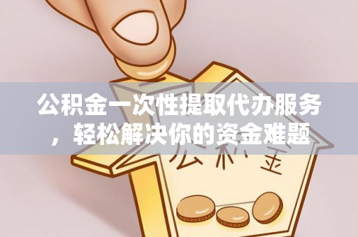 龙马潭公积金一次性提取代办服务，轻松解决你的资金难题
