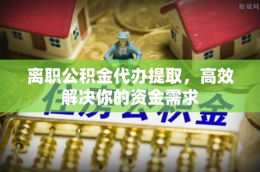 龙马潭离职公积金代办提取，高效解决你的资金需求