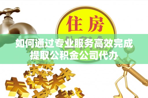 龙马潭如何通过专业服务高效完成提取公积金公司代办