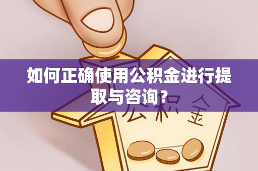 龙马潭如何正确使用公积金进行提取与咨询？