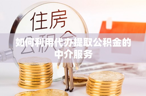 龙马潭如何利用代办提取公积金的中介服务