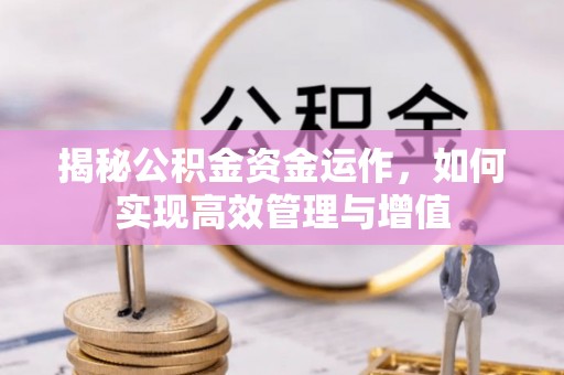 龙马潭揭秘公积金资金运作，如何实现高效管理与增值